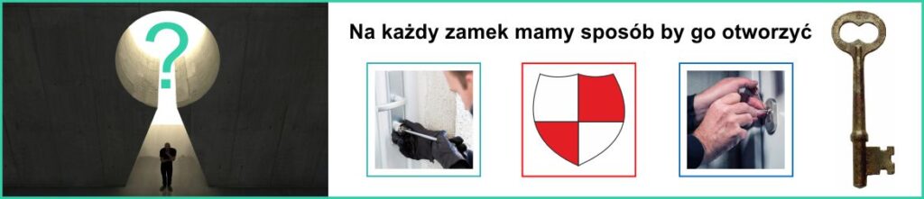 Jak otworzyć zamek z dużym kluczem?