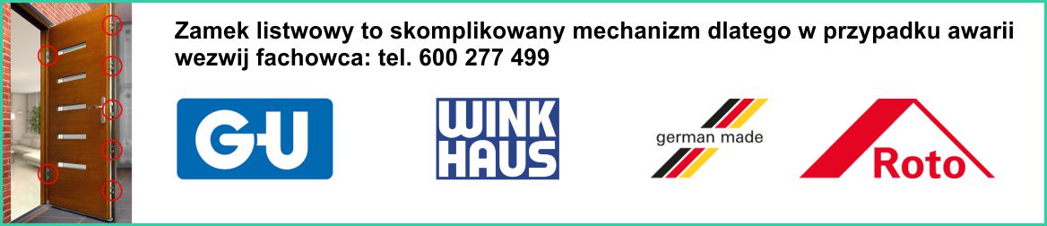 Jak wymienić zamek listwowy w drzwiach wejściowych?